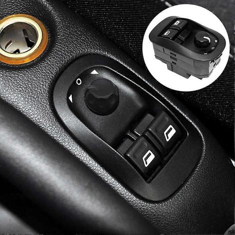 6554. Bouton de commande électrique en verre pour BMW 206 CC, 206SW, 306 et 206 Berline (1993-2016) 6554WA (1/4)