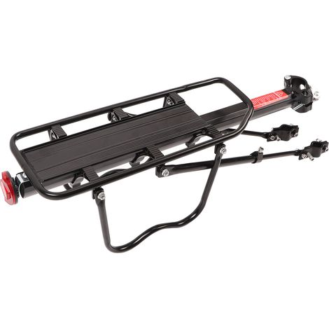 Porte-vélos arrière universel, à fixation semi-rapide, léger, en alliage d'aluminium et plastique. (1/5)
