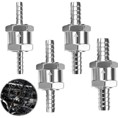 Lot de 4 clapets anti-retour en aluminium pour machine à laver à essence diesel voiture système basse pression (6 8 10 12 mm) (1/5)