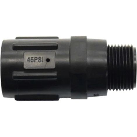 Régulateur de pression d'eau fileté 15-45 psi pour vannes de réduction, dispositif pour l'intérieur et l'extérieur, jardin, cour, agriculture, matériel de jardinage 45 psi (1/5)