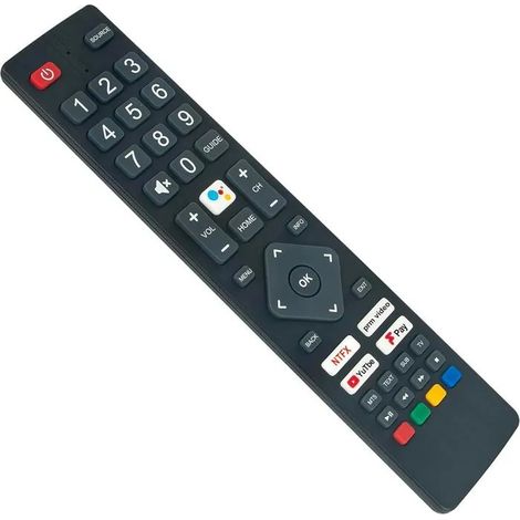 Télécommande Vocale POF/RMC/0004 Compatible Polaroid Smart TV P32RAM1071U P50UAM2351U PA32H4312LEKB P32RDP0119U P50UP1399U (1/5)