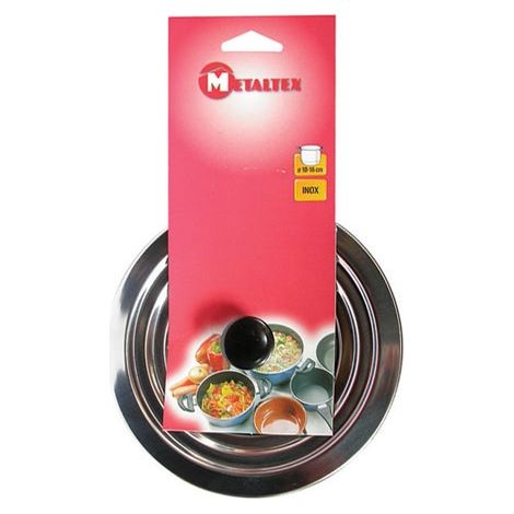 Couvercle Inox Multidiamètre 14 à 21 Cm - Metaltex (1/2)