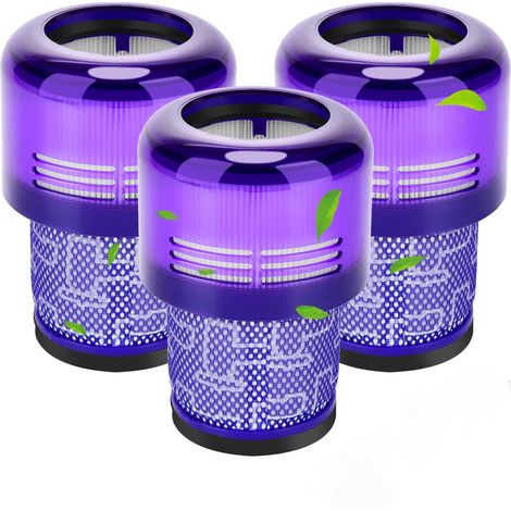 Rebirthcare 3 Filtre Pour Dyson V11 V15 SV14 Aspirateur Filtres pour Dyson V11 Absolute Extra Pro Animal Torque Drive Motorhead V15 Detect SV14 SV17 SV22 Accessoires Remplacer DY-970013-02 &97001302