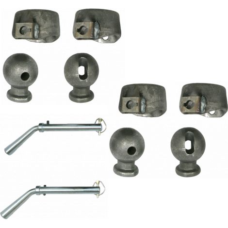 Kit chiocciole a più sfere per rimorchio Ø 78mm
