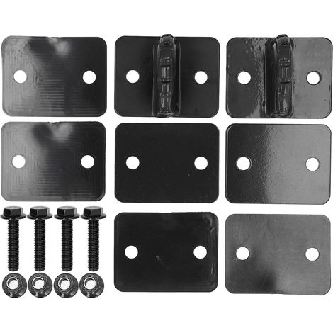 Lot de 2 crochets de saisie pour seau de tracteur, 3/8 pouces, en acier allié Grade 70, pour RV UTV, 15 000 LBS, noir (1/5)