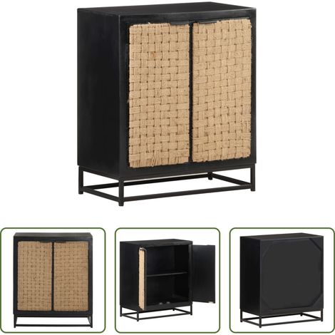 vidaXL Bois de manguier -  Buffet 60x35x70 cm Bois de manguier massif (1/5)