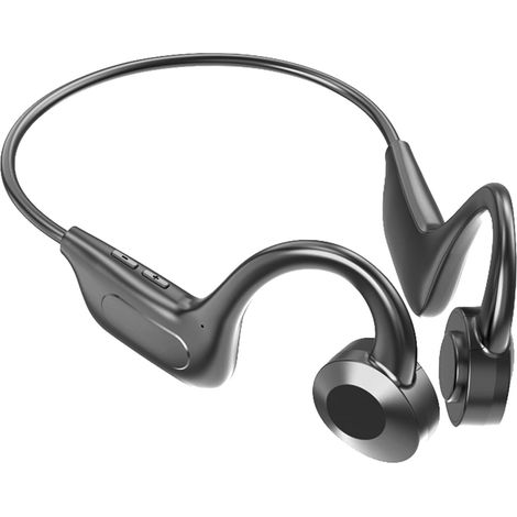 Casque pour Télévision sans Fil à Conduction Osseuse, Écouteurs sans Fil Légers en Alliage de Titane, Batterie Longue Durée 180mah, pour Sport et Course à Pied (1/5)