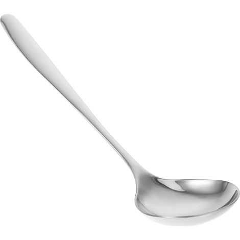 Cuillère service inox grande taille manche long, polyvalente pour portionnage buffet et restauration