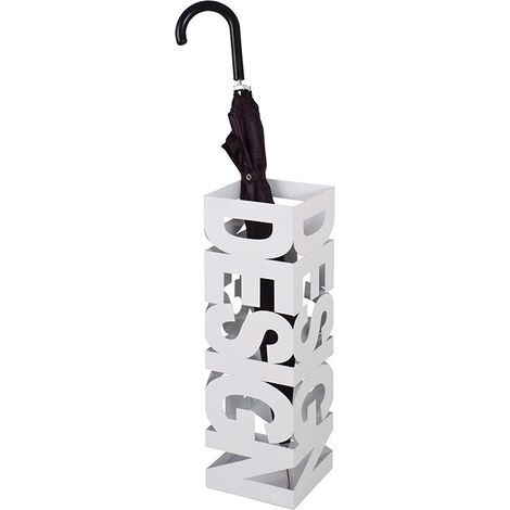 Porte parapluie Design blanc