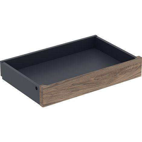 GE Tiroir intérieur avec façade pour Renova Plan US pour lavabo, largeur 60 cm, année 2021, bois de noyer