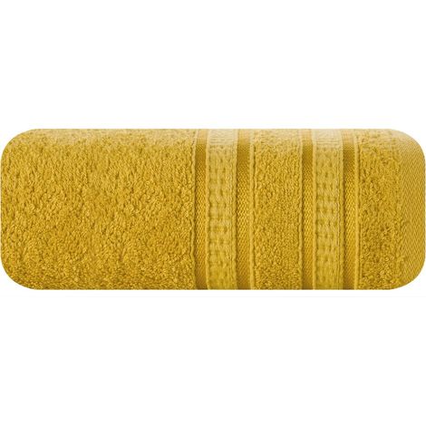 Eurofirany antibakterielles Bambushandtuch Mila 70x140cm Senf (1/5)