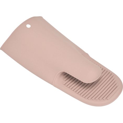 Gants isolants en silicone épais et antidérapants pour four, micro-ondes et barbecue, rose nordique (1/5)