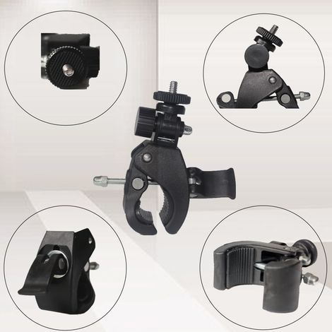 Support de fixation pour caméra d'action vélo/moto, clip robuste (1/3)