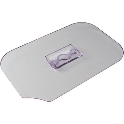 Couvercle transparent en SAN avec encoche pour saladiers 2,2kg - 230 x 260 x 80 mm - DALEBROOK