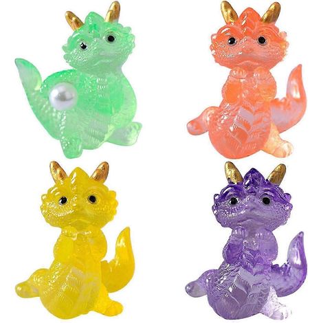 Statue de dragon porte-bonheur en résine, symbole du zodiaque chinois des douze signes. Sculpture animale, figurine décorative pour bureau. (1/5)
