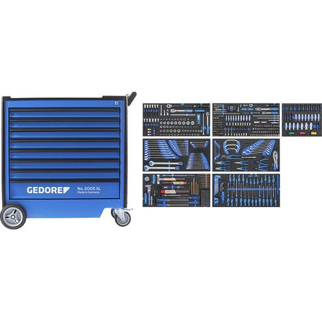 GEDORE 3458946 - Servante avec composition d'outils , 2005 XL-S-466 (1/4)