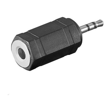Microconnect AUDASM cambiador de género para cable 2.5mm 3,5mm Negro