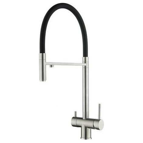 Grifo Cocina Flexyform Osmosis Cromo/Negro MARTI 1921