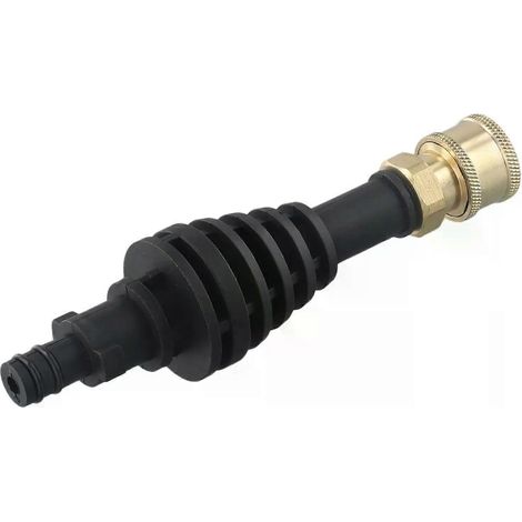 Verlängerungsstangenadapter für WORX WA4013 Schwarzes kurzes Lanzenzubehör Perfekt zum Waschen ohne feste Wasserquelle (1/4)
