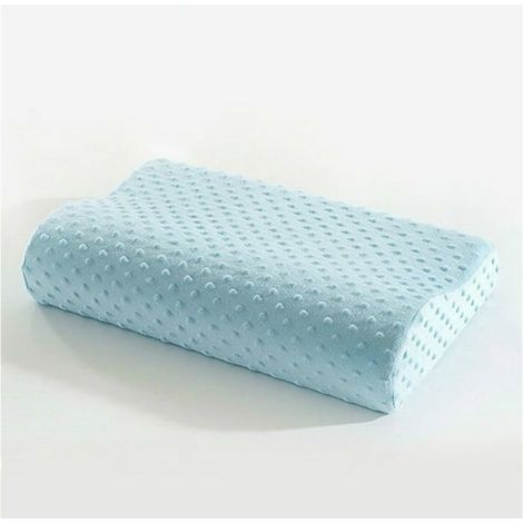 Space Layer Memory Pillow Memory Foam Pillow Orthopedic Cervical Health Care Pillow Latex Neck Pillow Fiber Slow Rebound blue (1/5)