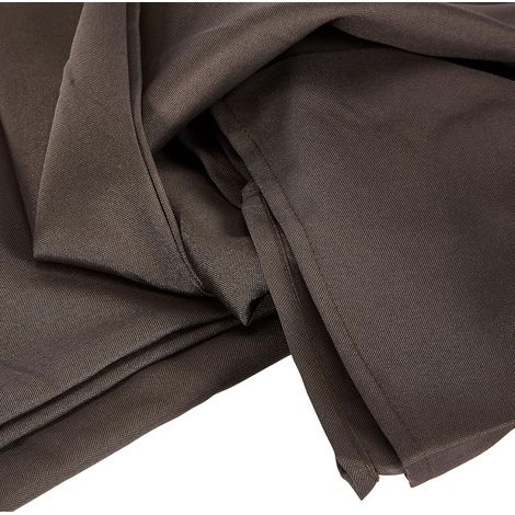 1 Nappe rectangle, Anti-tâches, Polyester, Imperméable, Moka, 140x240 cm, Intérieur