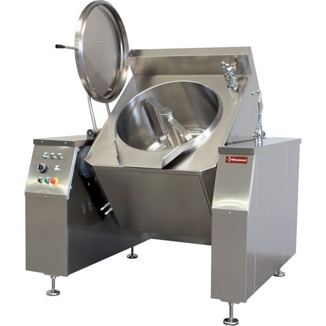 Marmite basculante élec et mélangeur 200lt - Diamond