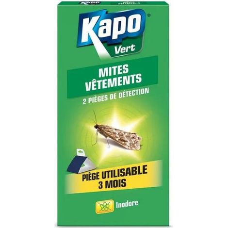 Kpro Kapo Unsichtbare Klebefallen für Kleidermotten