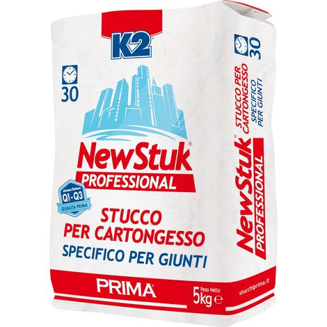 5 kg di K2 stucco bianco per cartongesso polvere extra fine per interno gesso (1/2)