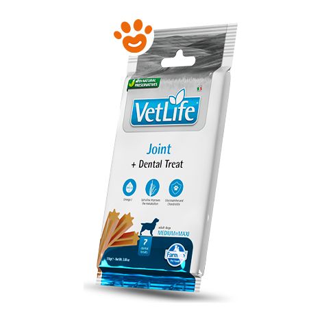 Farmina Dog Snack Dental Treat Vet Life Joint Medium/Maxi - Confezione 100 Gr - Snack