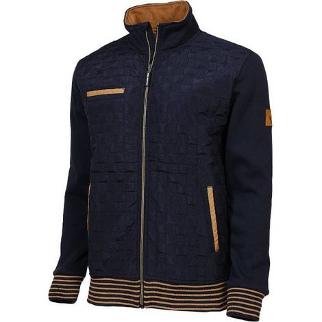Gilet de Travail Andreu - Taille 3XL - Marine/Camel - Résistant et Confortable - D-Work