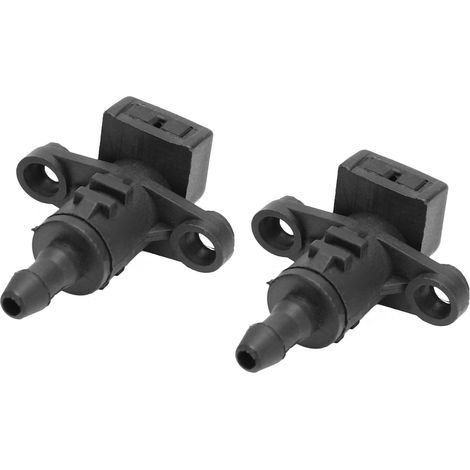 Buse de lavage de pare-brise OE 5182327AA pour Dodge Challenger/Charger/Chrysler 300 - 2 nozzles ABS haut rendement (1/5)