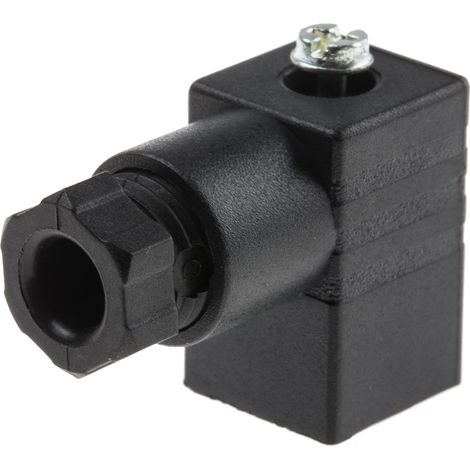 Connecteur pour électrovanne, Femelle, 2P+E, Montage sur câble 6A, 250 V c.a., PG7 ( Prix pour Paquet de 5 ) (1/2)