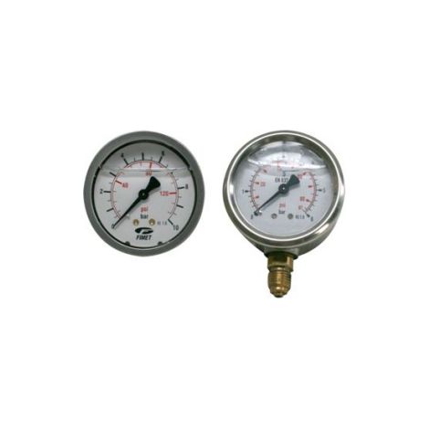 Mano. à Bain D'huile Radial 0-10bars 1/4" Gas