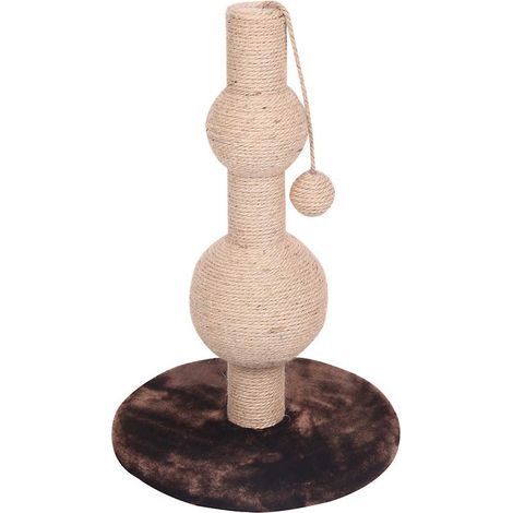 Grattoir Bubbles avec colonne et jeu de suspension pour chats (1/2)