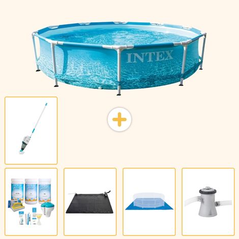 Intex Piscine Tubulaire Ronde - 305x76 cm - 6-pièces S20965