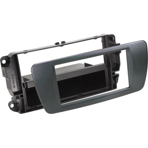 Support Autoradio 1DIN compatible avec Seat Ibiza 08-15 noir azabache