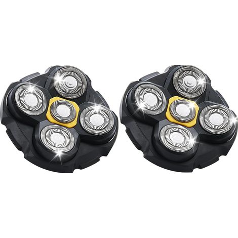 Têtes de rechange pour rasoir, compatibles avec le rasoir Microtouch Titanium, pour hommes chauves —3pièces (1/5)