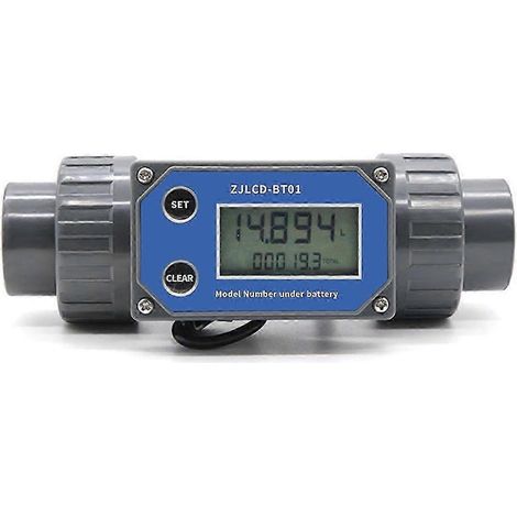 Débitmètre électronique à turbine LCD 1"/1,2"/1,5"/2"/2,5"/3" GaukE js C ZJPVC-BT01-DN40 (1/5)