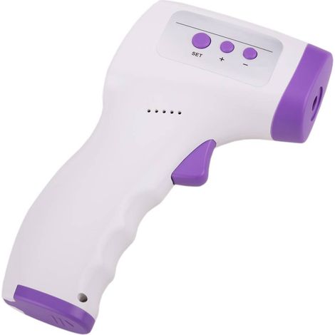 Extralink Termometro Digitale senza contatto, TermometroBambino, Tre Colori, Termometro a infrarossi alta precisione, viola, perfetto per adulti e bambini. (1/4)