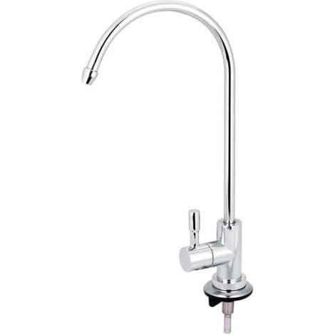 Robinet d'Évier de Cuisine 1/4'' Tactile pour Osmose Inverse - Cou d'Oie avec Filtre d'Eau Potable et Connexion Rapide,TRIMEC (1/5)