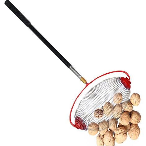 Récupérateur de Noix, Cueilleur de Noix, Collecteur de pommes, Ramasse Fruits en Noyer, Ramassez Les N-oix Grand Collecteur N-oix Rouleau Ramasse Châtaignes Noixs Outils Jardin Sélecteur Golf YMYNY L (1/5)