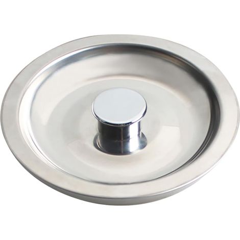 Couvercle d'évier en acier inoxydable de 120 mm (1/5)