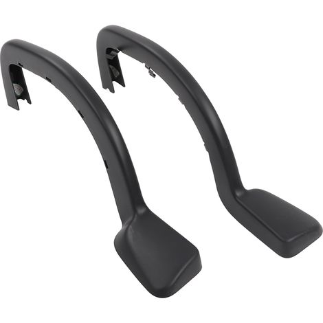 Une paire de caches de charnières de couvercle de coffre en plastique noir pour les modèles Toyota Syncro 2011-2014 (numéro de pièce : 5C6877363). (1/5)