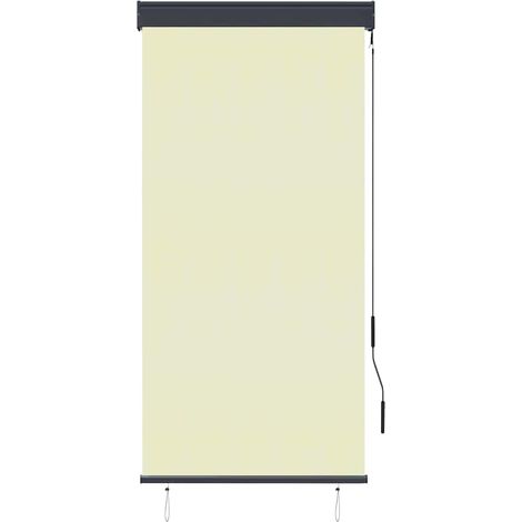 Store roulant d'extérieur 80 x 250 cm Crème