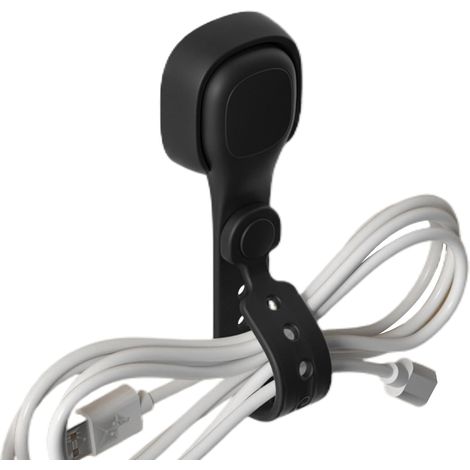 Serre-Câbles Magnétiques Enrouleurs Élastiques pour Fils Range-Cordon Silicone Réutilisable À Œillets Range-Cordon Magnétique Polyvalent pour Bureau Données Charge Appareils (1/5)
