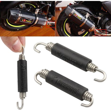 Scorpion motorcycle exhaust spring modification, universal tension spring, stainless steel spring hook