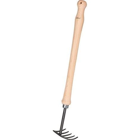 Idéal râteau à main manche en hêtre 40 cm - 60710500 (1/5)