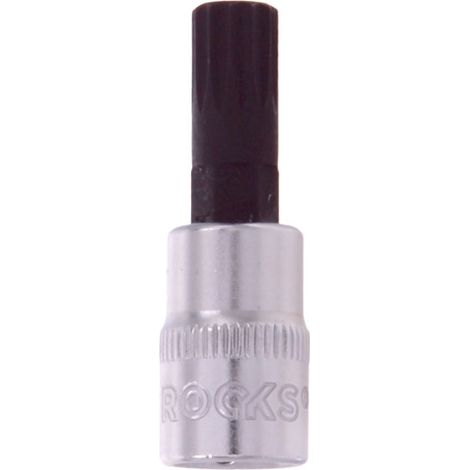 Bussola portainserti ROOKS 1/4" con inserto Spline M8, progettata per garantire serraggi e svitaggi precisi su viti a profilo multidente (Spline) (1/2)