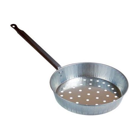 PADELLA X CALDARROSTE STANDARD MANICATA - FERRO CM 26- 10 pezzi