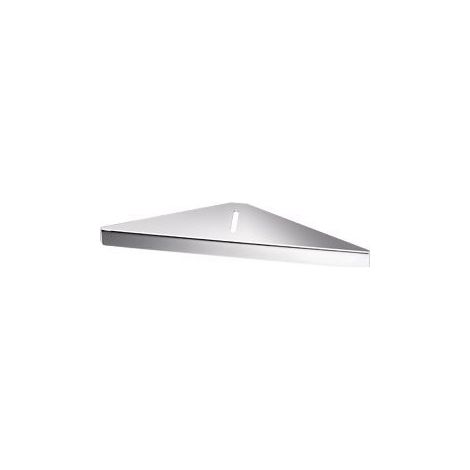 Étagère d'angle murale Gea Luna 1000, chromée